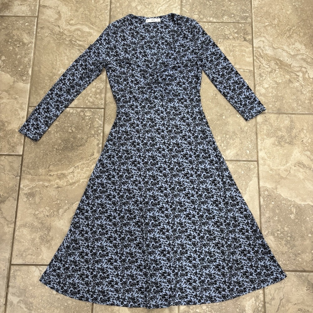 Mango‎ Printed Ruched Dress Size 4 - Picture 3 of 13